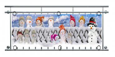 Balkon Weihnachtsbanner